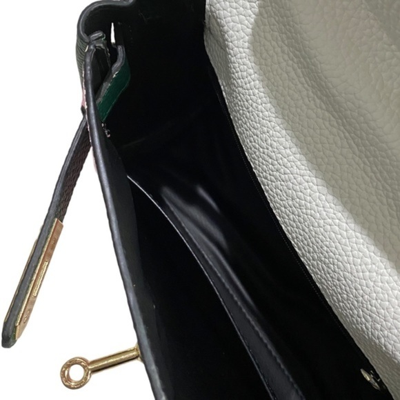 Genuine Leather Purse With Chain Strap - Picture 12 of 13